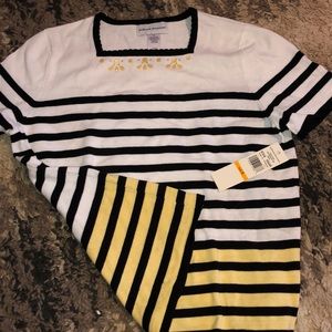 NWT Alfred Dunner striped shirt